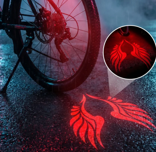 Luz led tracer para bicicleta con advertencia